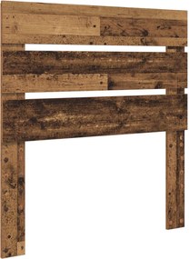 vidaXL Fejtámla Öreg fa 75 cm Faanyag