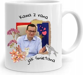 Bögre Politikus Miniszterelnök Mateusz Morawiecki Pis