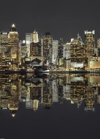 Poszter 39,5x55cm Manhattan horizontvonal alkonyatkor, Assaf Frank