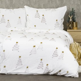 4Home Christmas tree mikroflanel ágyneműhuzat, 140 x 220 cm, 70 x 90 cm, 140 x 220 cm, 70 x 90 cm