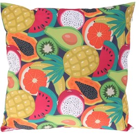 Párna Papaya kék, 45 x 45 cm