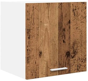 Függő szekrény Riga 2 pcs Régi fa és fehér 40 x 31 x 40 cm