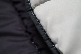 Egész éves steppelt paplan 140x200 cm üreges szálból, fekete