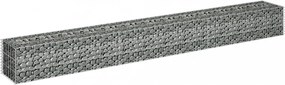 horganyzott acél gabion magaságyás 270 x 30 x 30 cm