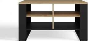 MIX 4P dohányzóasztal, 90x50x58 cm, tölgy-fekete