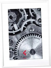 Alumínium Keret Plexiből, 13X18 CM, Fehér