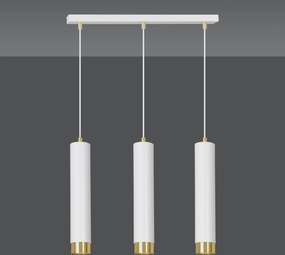 Emibig modern függeszték kibo fehér arany emi642/3