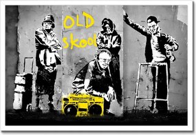 Poszterek keretben 60x40 Banksy Old school