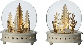 Karácsonyi gömb rénszarvas Led karácsonyi fa