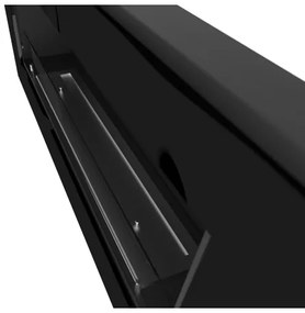 InFire - Sarok BIO kandalló 45x120 cm 3kW fekete