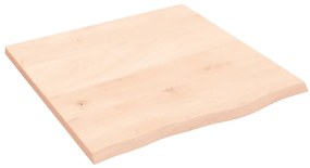 kezeletlen tömör fa fürdőszobai pult 60x60x2 cm