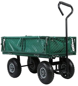 Fém kerti kézikocsi, 300 kg teherbírással