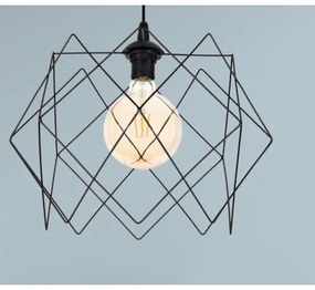 Csillár zsinóron GALL 1xE27/60W/230V fekete