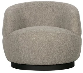 Világosszürke forgó fotel Wolly – WOOOD