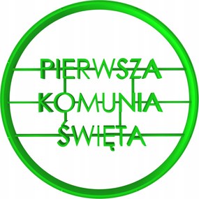 Forma Lyukasztó Mézeskalács keksz kiszúró Felirat Elsőáldozás