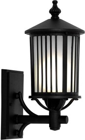 Kaja Prima kültéri fali lámpa 1x60 W fekete K-8210