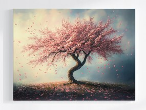 Vászonkép Canvas Természet Fa Virágok Cseresznye Tavasz 100x75