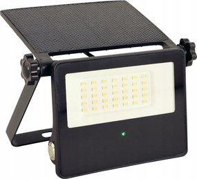 Napelemes Led fényvető mozgásérzékelővel Santor Led 10W 6500K IP65 fekete