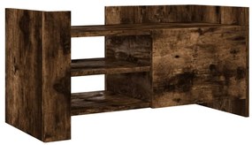 füstös tölgy színű szerelt fa TV-szekrény 80 x 35 x 40 cm