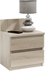 Éjjeliszekrény N2 Komód Éjjeli Asztal Sonoma Tölgy