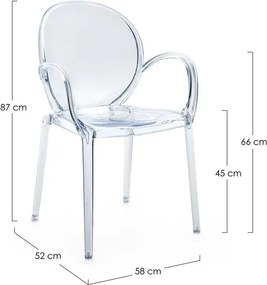 Műanyag kerti szék Camilla – Bizzotto