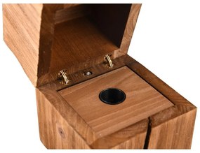 Barna asztali lámpa (magasság 16 cm) Treasure – Trio