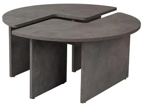 Dohányzóasztal Moira - Concrete Grey