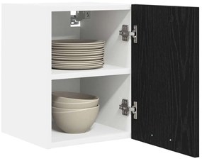 Függő szekrény Riga 2 pcs Fekete tölgy és fehér 30 x 31 x 40 cm