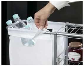 Slim univerzális gurulós polc kosárral, 28 l - Wenko