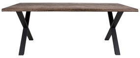 Toulon bővíthető étkezőasztal 200x95 cm füstös tölgy
