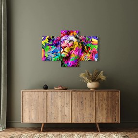 Kép - Oroszlán 3D-s képe (90x60 cm)