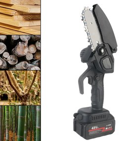 Akkus mini kézifűrész 8″ MDHL M677 + 21 V-os akkumulátor + praktikus koffer + tartozékok