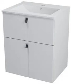 MITRA mosdótartó szekrény, 2 fiókkal, 59,5x70x46cm