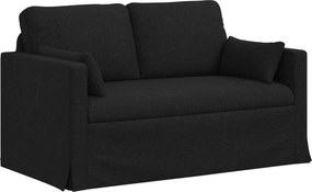 vidaXL Kanapé Fekete 139 x 78 x 80 cm szövet