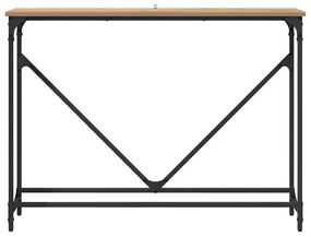 Konzolasztal kézműves tölgy 102 x 22,5 x 75 cm Faanyag
