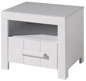 Erik fehér gyerek éjjeliszekrény - Vipack