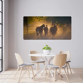 PIPPER. Öntapadós textiltapéta "Lovak 2"