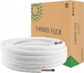 Rézcső burkolatban 1/4 kör 25 m Tivento légkondicionáló kábel