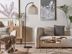 Natúr rattan állólámpa 165 cm BERNICA Beliani