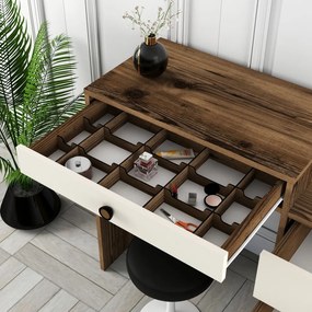 Lizbon 554 - Walnut, Cream