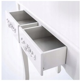 FÉSÜLKÖDŐ ASZTAL LED VILÁGÍTÁSSAL - FEHÉR TL011