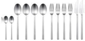 Ezüstszínű rozsdamentes acél evőeszköz készlet 16 db-os Norm – Gense