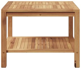 Dohányzóasztal Barna 60 x 60 x 45 cm Tömör tíkfa