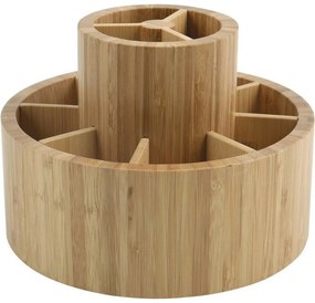 MSV Bambusz forgó kozmetikai tároló Isalys 20 x15,3 cm