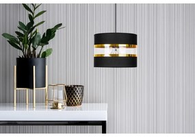 Csillár zsinóron LIND 1xE27/60W/230V fekete