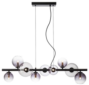 Redo 01-3989 - Csillár zsinóron ASTRA 9xG9/8W/230V fekete