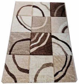 Hulala bézs barna szőnyeg modern 150 x 230 cm