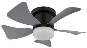 Globo Hines 03609A távirányítós mennyezeti ventilátoros lámpa, 10W LED, 3000K-6500K, 70-750 lm