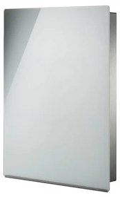 Velio kulcstartó szekrény üvegmágneses ajtóval L fehér