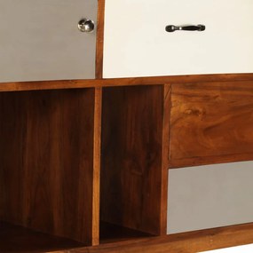 tömör akácfa tálalószekrény 115 x 35 x 86 cm